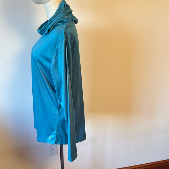 Blue Relaxed Long Sleeve Hoodie - Picture 3 of 7